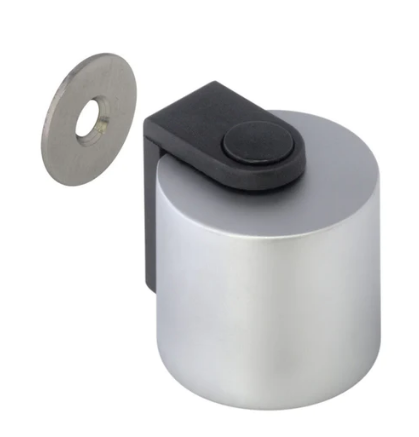 Mardeco 5043 Magnetic Door Stop Diameter Size 32mm x 30mm Height Finish Black .Brushed Nickel & Satin Chrome