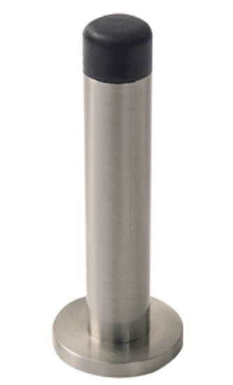 Sylvan Wall Mounted Door Stop 84mm Available In 4 Colours : Black ,Graphite ,Satin Brass ,Satin Nickel Finish