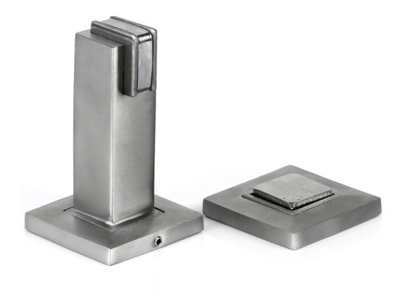 Sylvan Magnetic Hold Back Square Stainless Steel Finish