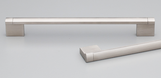 Kethy Flinders Stainless D Handle 12mm Round Top Stainless Steel C to C Available In 4 Sizes : 128mm ,160mm ,192mm ,224mm