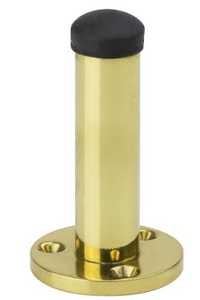 Drake & Wrigley 1086 Chunkey Wall Mounted Door Stop With Rubber In 8 Colours : Black ,Chrome Plate ,Florentine Bronze ,Oil Rubbed Bronze ,Brass Plate ,Stainless steel ,Satin Bronze,Satin Chrome Plate