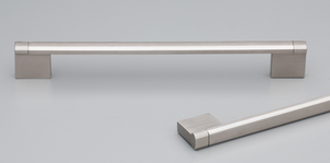 Kethy Tasman Stainless D Handle 12mm Two Tone Top Stainless Steel C to C Available In 4 Sizes : 288mm ,384mm ,480mm ,608mm