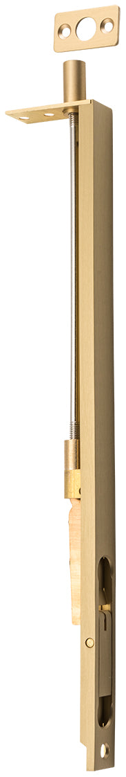 Flush Bolt Satin Brass H300xW19mm