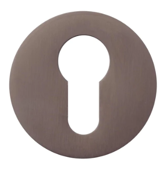 Groel Escutcheon R8B Round Finish Available In 5 Colours :  Brushed Satin Chrome ,Black ,Graphite (Bronze) ,Satin Brass ,Inox Tech