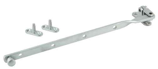 Jaeco Fanlight Stay 305mm Top Hung Window In 6 Colours : Brass Plate ,Chrome ,Florentine Bronze ,Satin Chrome ,Satin Nickel ,White