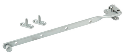 Jaeco Fanlight Stay 305mm Top Hung Window In 6 Colours : Brass Plate ,Chrome ,Florentine Bronze ,Satin Chrome ,Satin Nickel ,White