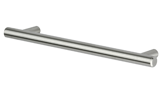 Sylvan Steel Bar Handle 96mm ,128mm & 160mm Satin Nickel Plate Finish