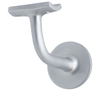 MILES NELSON BANNISTER BRACKET MADE FROM SOLID BRASS IN 3 COLOURS : BRASS, SATIN CHROME, SATIN NICKEL FINISH