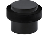 Drake & Wrigley 1087 Floor Mounted Door Stop With Rubber Surround In 7 Colours : Black ,Chrome Plate ,Florentine Bronze ,Oil Rubbed Bronze ,Brass Plate ,Satin Bronze ,Satin Chrome Plate