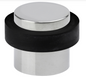 Drake & Wrigley 1087 Floor Mounted Door Stop With Rubber Surround In 7 Colours : Black ,Chrome Plate ,Florentine Bronze ,Oil Rubbed Bronze ,Brass Plate ,Satin Bronze ,Satin Chrome Plate