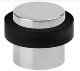 Drake & Wrigley 1087 Floor Mounted Door Stop With Rubber Surround In 7 Colours : Black ,Chrome Plate ,Florentine Bronze ,Oil Rubbed Bronze ,Brass Plate ,Satin Bronze ,Satin Chrome Plate
