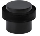 Drake & Wrigley 1087 Floor Mounted Door Stop With Rubber Surround In 7 Colours : Black ,Chrome Plate ,Florentine Bronze ,Oil Rubbed Bronze ,Brass Plate ,Satin Bronze ,Satin Chrome Plate