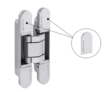 JNF IN.05.061.CB Plastic Covers for Coplan Hinge Finsh : Satin Chrome (grey) & Black