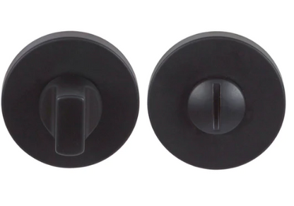 Groel Privacy Turn Round Finish Available In 5 Colours :  Brushed Satin Chrome ,Black ,Graphite (Bronze) ,Satin Brass ,Inox Tech