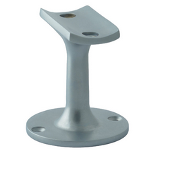 MILES NELSON BANNISTER BRACKET SUPPORT MADE FROM SOLID BRASS IN 3 COLOURS : BRASS, SATIN CHROME, SATIN NICKEL FINISH