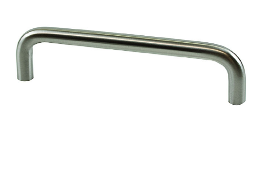 Sylvan Euro Luton Steel Handle Satin Nickel Plate Available In 5 Sizes : 96mm ,128mm ,3" ,3.5".4"