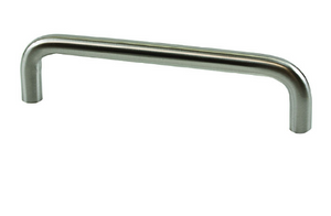 Sylvan Euro Luton Steel Handle Satin Nickel Plate Available In 5 Sizes : 96mm ,128mm ,3" ,3.5".4"