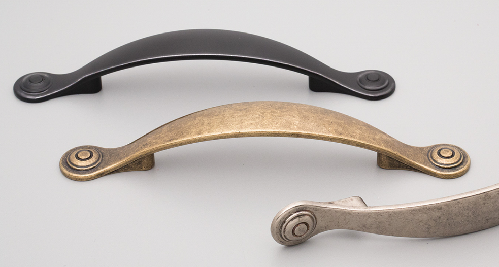 Kethy Hampton Handle Round 96mm Available In 4 Colours : Antique Brass Gloss ,Antique Brass Matt ,Copper Effect Gloss ,Graphite Powder Coat#3