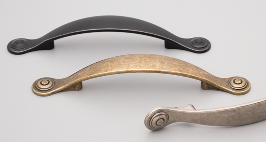 Kethy Hampton Handle Round 96mm Available In 4 Colours : Antique Brass Gloss ,Antique Brass Matt ,Copper Effect Gloss ,Graphite Powder Coat#3