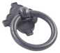 Sylvan Euro Swanley Ring Pull Handle Antique black & Satin Nickel Plate