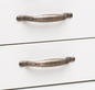 Kethy Avila Handle 96mm Handle Available In 5 Colours : Antique Brass Matt ,Copper Blush Matt ,Charcoal Matt ,Black Powder Coat Matt#8 ,Oxidised Tin Matt
