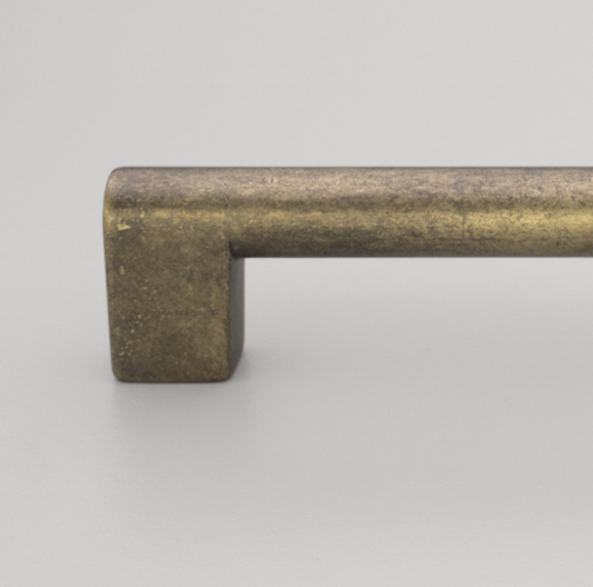 Kethy Industrial Handle 192mm C to C  Available In 7 Colours : Antique Brass Matt ,Copper Blush Matt ,Charcoal Matt ,Graphite Powder Coat #3 ,Black Powder Coat Matt#8 ,Oxidised Tin Matt , White Powder Coat#3