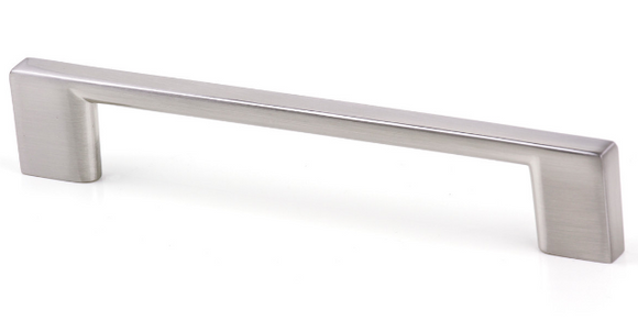 Sylvan Euro Firth Cabinet Handle Satin Nickel Plate Available In 5 Sizes : 96mm ,128mm ,160mm ,192mm ,256mm