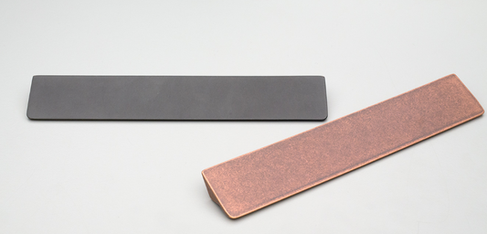 Kethy Kimera Handle 192mm Available In 5 Colours : Antique Brass Matt ,Copper Blush Matt ,Charcoal Matt ,Black Powder Coat Matt#8 ,Oxidised Tin Matt