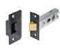 Groel 6070 Tubular Latch 57mm Heavy Duty SS with D Strike  Available In 4 Colours :  Stainless Steel ,Black ,Bronze ,Satin Brass