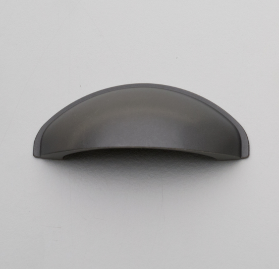 Kethy Bilbao Shell 64mm C to C 80mm O/A  Available In 5 Colours : Antique Brass Matt ,Copper Blush Matt ,Charcoal Matt ,Black Powder Coat Matt#8 ,Oxidised Tin Matt