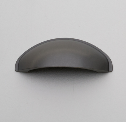 Kethy Bilbao Shell 64mm C to C 80mm O/A  Available In 5 Colours : Antique Brass Matt ,Copper Blush Matt ,Charcoal Matt ,Black Powder Coat Matt#8 ,Oxidised Tin Matt