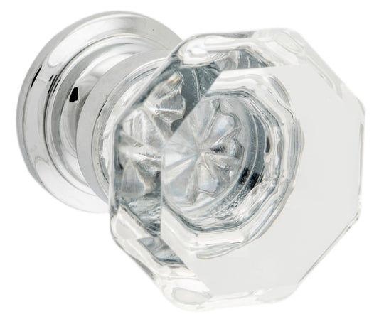 Cupboard Knob Sophia Glass Chrome Plated D32xP39mm BP26mm