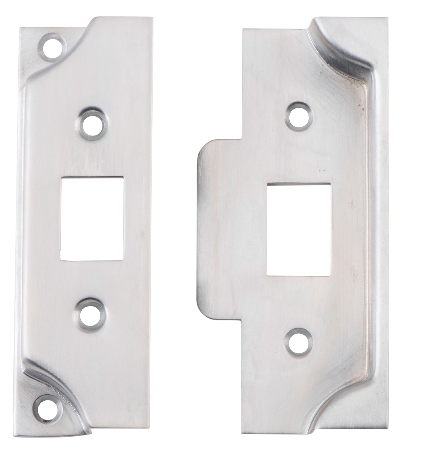 Tube Latch Split Cam Face Plate & Striker Kit Rebated Chrome Plated H95xW38mm