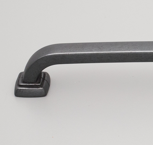 Kethy Darwen Square D Handle 128mm C to C  Available In 4 Colours : Black Olive ,Industrial Black ,Black Paint Matt#5 ,Polished Chrome