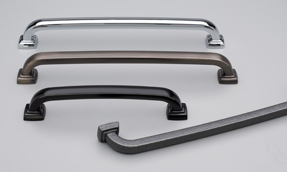 Kethy Darwen Square D Handle 192mm C to C  Available In 4 Colours : Black Olive ,Industrial Black ,Black Paint Matt#5 ,Polished Chrome