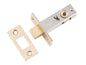 Privacy Bolt Polished Brass Backset 45mm