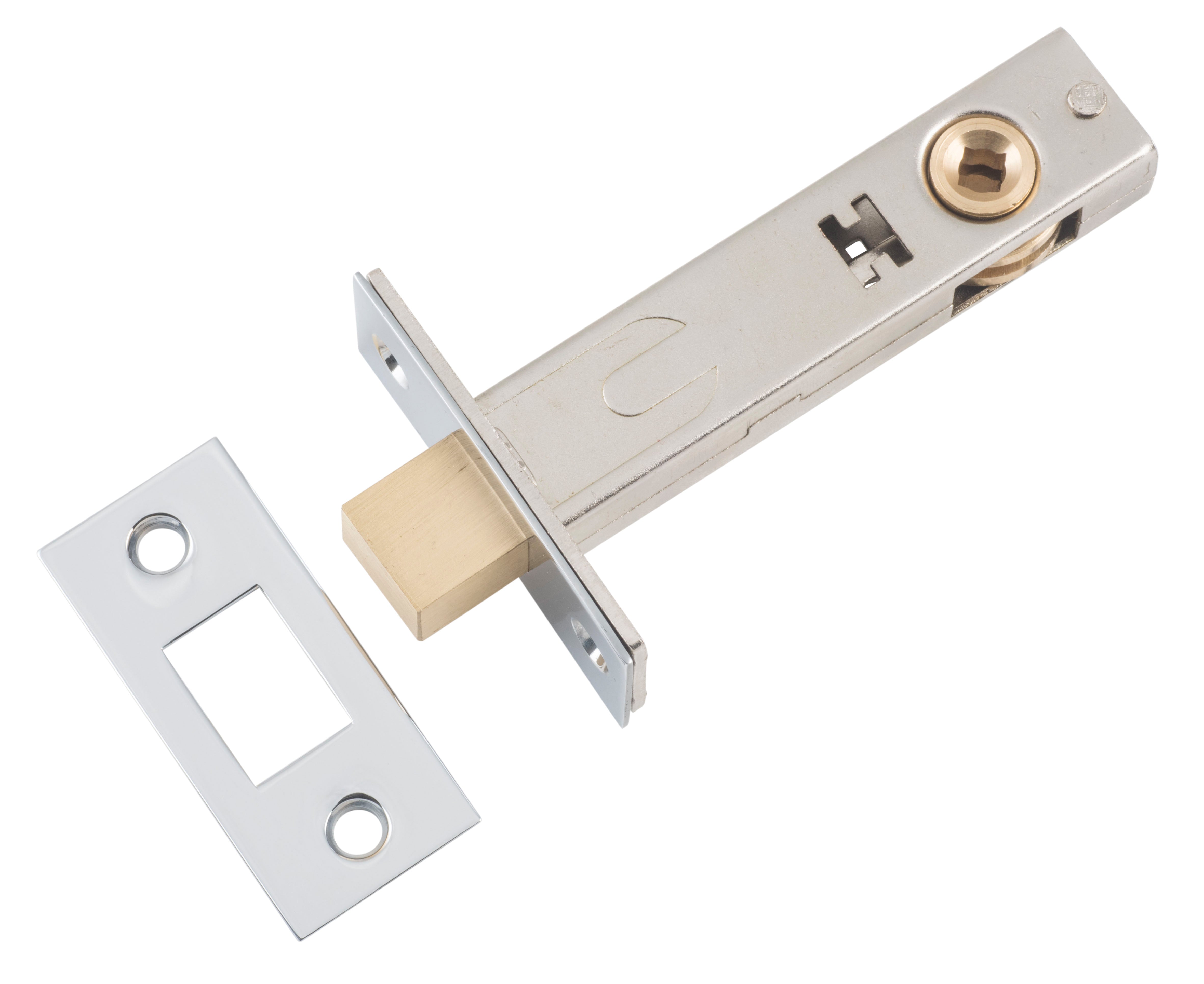 Hardware Backset Privacy Bolt Chrome Plated Backset 70mm – Hardware & Panel Supplies