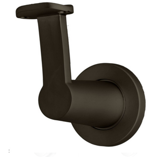 MILES NELSON BANISTER BRACKET SATIN GRAPHITE FINISH - WITHOUT & WITH BASE