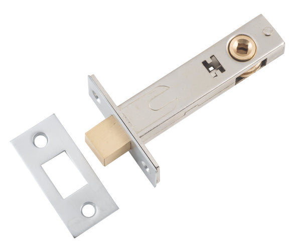 Privacy Bolt Satin Chrome Backset 70mm