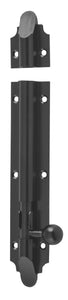 Barrel Bolt Victorian Matt Black L150xW32mm Bolt 9mm