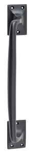 Pull Handle Classic Offset Matt Black H305xW42xP60mm