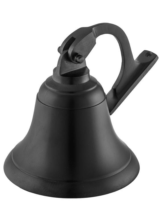 Ships Bell Matt Black D125mm