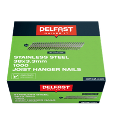 Delfast Stainless Steel Joist Hanger Nails 38 x 3.3mm Box 1000