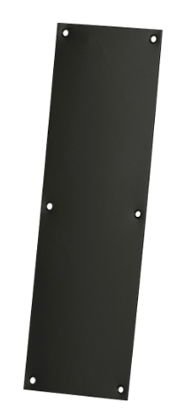 Drake & Wrigley 1091 Push plates In 5 Colours : Black ,Florentine Bronze ,Brass Plate ,Satin Chrome Plate ,Stainless Steel