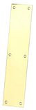 Drake & Wrigley 1091 Push plates In 5 Colours : Black ,Florentine Bronze ,Brass Plate ,Satin Chrome Plate ,Stainless Steel