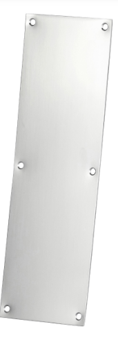 Drake & Wrigley 1091 Push plates In 5 Colours : Black ,Florentine Bronze ,Brass Plate ,Satin Chrome Plate ,Stainless Steel