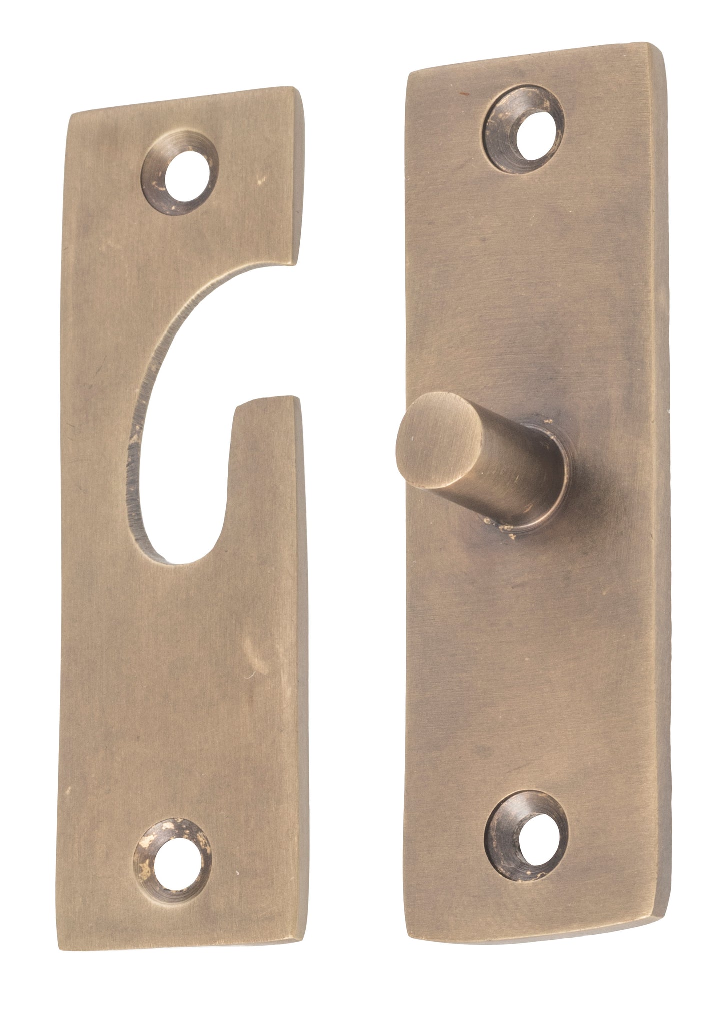 Fanlight Swivel Antique Brass H73xW23mm