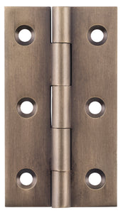 Cabinet Hinge Fixed Pin Antique Brass H63xW35mm