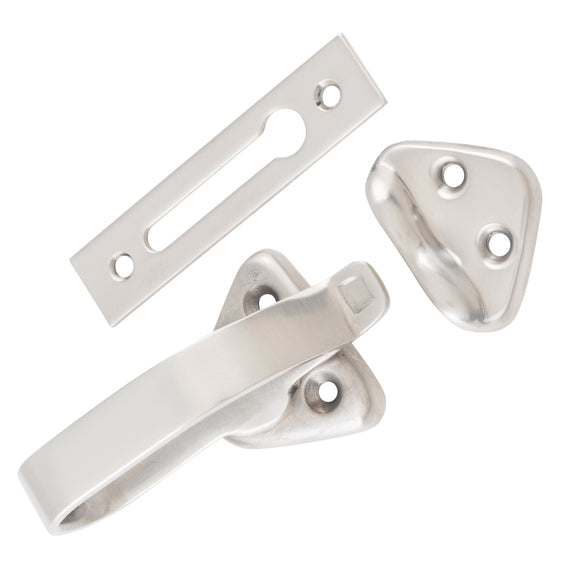 Hopper Window Fastener Satin Nickel L74xW39xP31mm