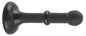 Door Stop Concealed Fix Large Matt Black D43xP100mm